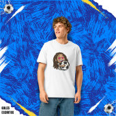I love you football, woman with dreadlocks T-Shirt