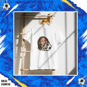 I love you football, woman with dreadlocks T-Shirt