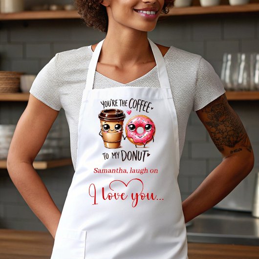 I Love You Gift Funny Food Valentine Apron Schürze