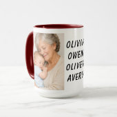 I Love You Grandma | Grandparents Day Tasse (Vorderseite Links)