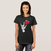 I Love You Hand Sign Valentines Day Language_1 T-Shirt (Vorne ganz)