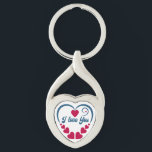 I Love You. Happy Valentine Day Gift Schlüsselanhänger<br><div class="desc">I Love You. Happy Valentine Day Gift</div>