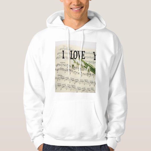 I love you hoodie (Vorderseite)