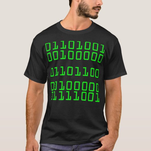 I Love You In Binary Code  Funny GIFT  T-Shirt (Vorderseite)