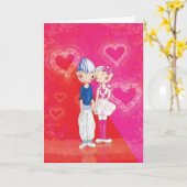 I love you karte (Gelbe Blume)