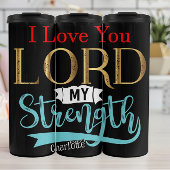 I Love You Lord My Strength Thermosbecher