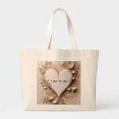 I Love You Mom Jumbo Stoffbeutel (Vorne)