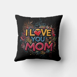 I Love You Mom / Te Amo Mamá Cojín Kissen