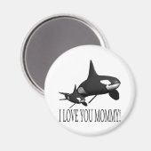 I Love You Mommy Magnet (Vorderseite/Rückseite)
