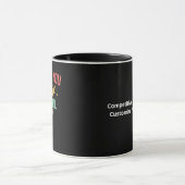I Love You More I Win Funny Playful Design  Tasse (Zentrum)