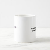 I Love You More Mixed Fonts Typography Design  Kaffeetasse (Mittel)