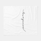 I Love You More Soft Romantic Aesthetic  Fleecedecke (Vorderseite (Horizontal))