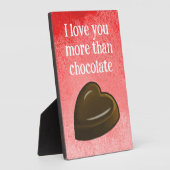 I love you more than chocolate fotoplatte (Seite)