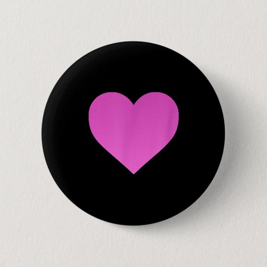 I Love You Nk Purple Heart Valentine's Day Emotico Button (Vorderseite)
