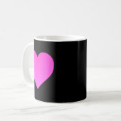 I Love You Nk Purple Heart Valentines Day Emotico Kaffeetasse (Vorderseite Links)