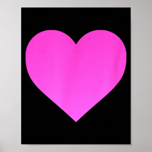 I Love You Nk Purple Heart Valentines Day Emotico  Poster (Vorne)