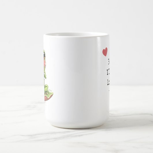 I Love You | Personalized Chibi Toad Kaffeetasse (Mittel)