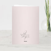 I Love You Pink Heart Photo Collage Karte (Rückseite)