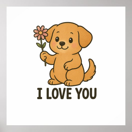 I Love You Poster (Vorne)