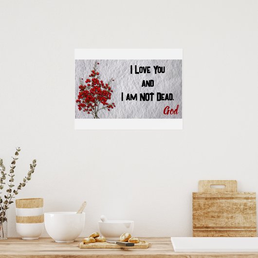 I Love YOU Poster (Küche)