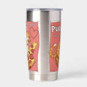 I Love You Purrry Much Funny Cat Lover Gift Thermobecher (Links)