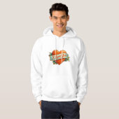 I Love You Retro Heart Hoodie (Vorne ganz)