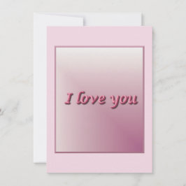 I love you. save the date