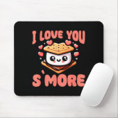 I Love You S'more Kawaii Marshmallow  Mousepad (Mit Mouse)