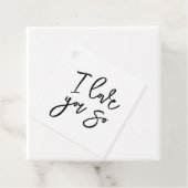I love you so gift tag geschenkanhänger (Beispiel)