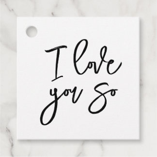 I love you so gift tag geschenkanhänger