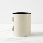 I Love you so Matcha - Matcha Typografie Zweifarbige Tasse (Mittel)