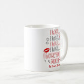 I Love You So Much Note Romantic Valentines Kaffeetasse (VorderseiteRechts)