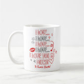 I Love You So Much Note Romantic Valentines Kaffeetasse (Links)