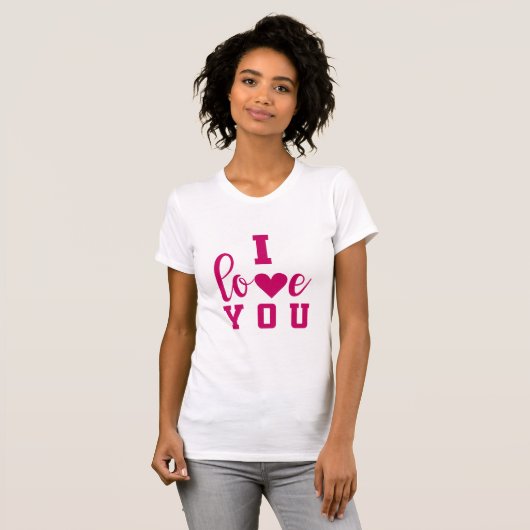 I Love You T-Shirt (Vorne ganz)