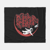 I Love You To The Moon And Back Clean Layout  Fleecedecke (Vorderseite (Horizontal))