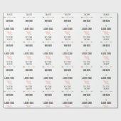 I love you to the moon and back geschenkpapier (Flach)