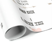 I love you to the moon and back geschenkpapier (Rolleneckpunkt)