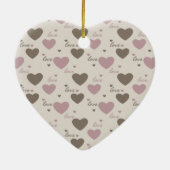 I love you to the moon and back keramikornament (Hinten)