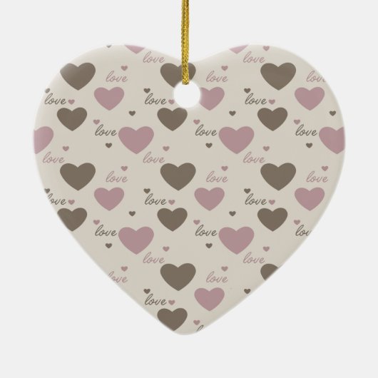 I love you to the moon and back keramikornament (Hinten)