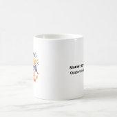 I Love You To The Moon And Back Modern Romantic De Kaffeetasse (Mittel)