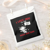 I Love You To The Moon And Back Playful Valentine  Geschenktütchen (Ausgeschnitten)