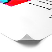 I love you to the moon and back poster (Ecke)