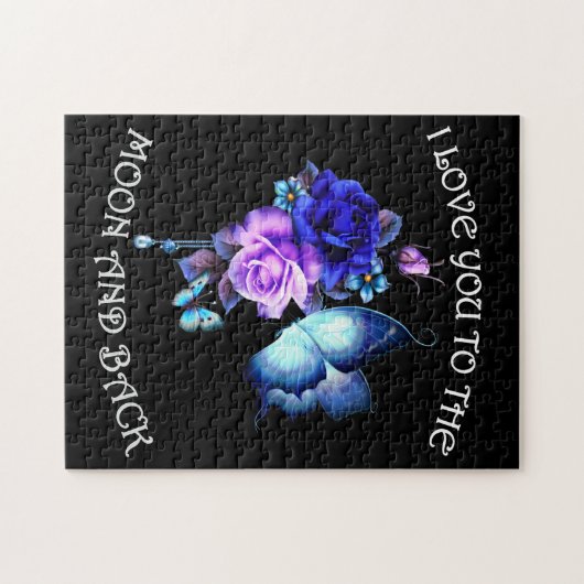 I love you to the moon and back puzzle (Horizontal)