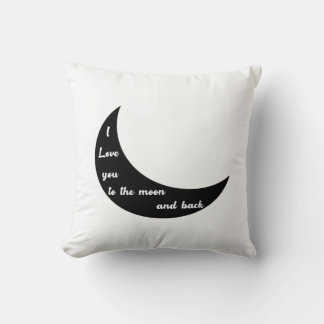 I Love You To The Moon And Back Romantic Minimal D Kissen