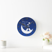 I Love You to the Moon and Back Runde Wanduhr (Zuhause)