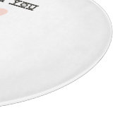 I love you to the moon and back schneidebrett (Ecke)