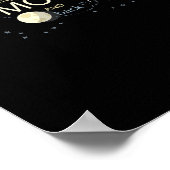 I Love You To The Moon And Back Sincere Design  Poster (Ecke)