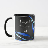 I love you to the moon and back tasse (Links)