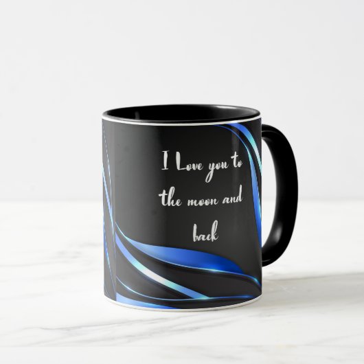 I love you to the moon and back tasse (VorderseiteRechts)