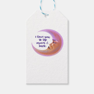 I Love You To The Moon And Back Timeless Love Styl Geschenkanhänger